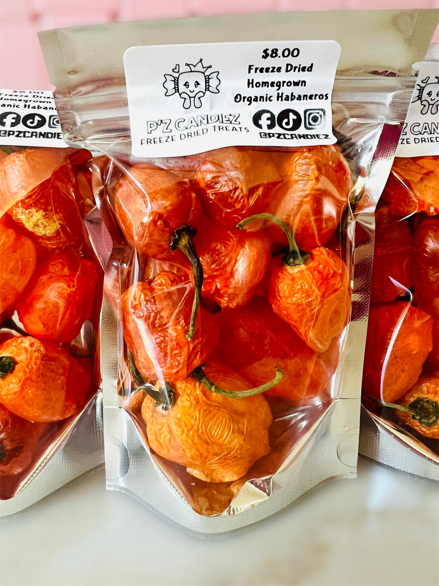 Freeze Dried Habaneros