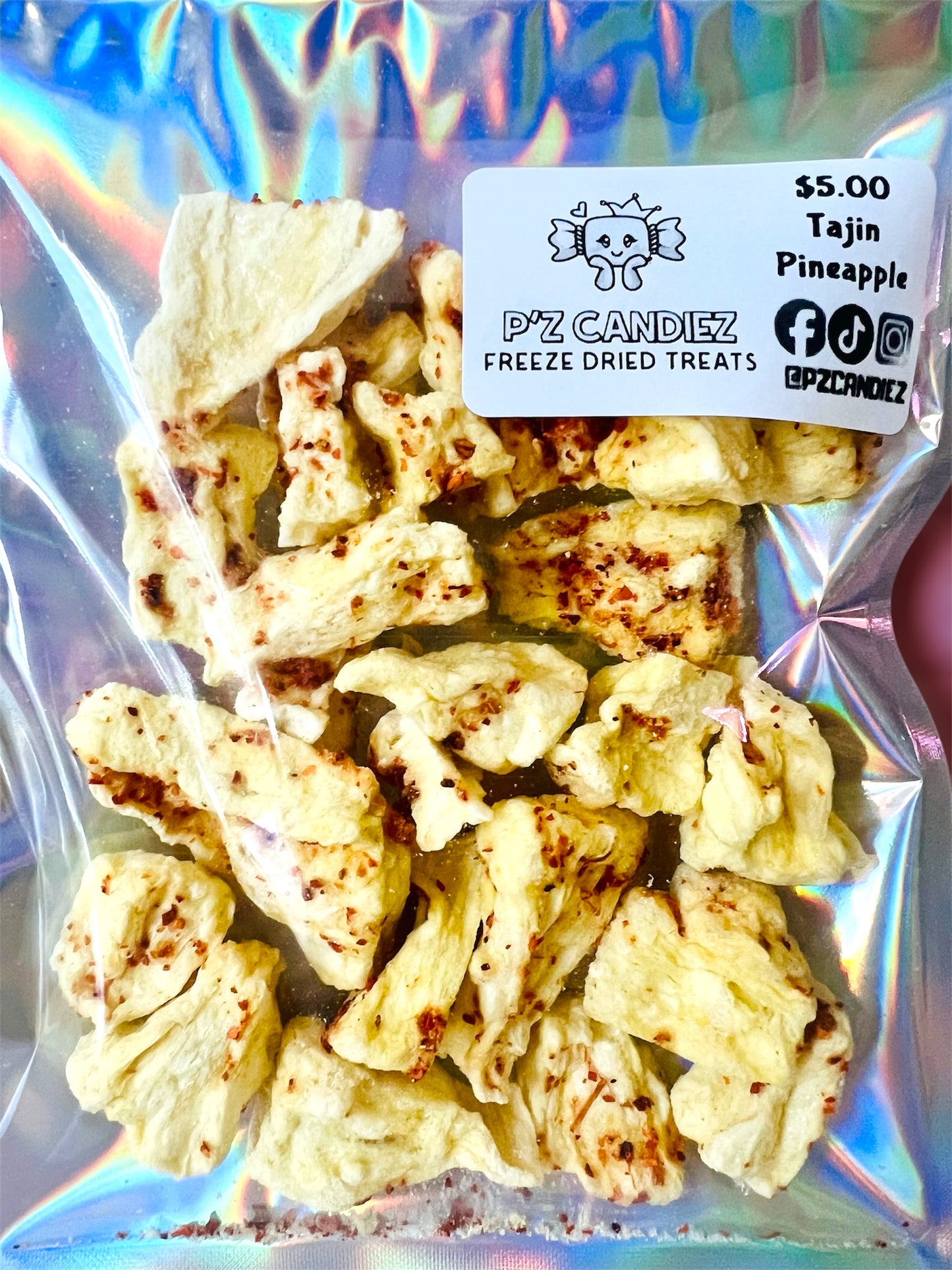 Freeze Dried Tajin Pineapple