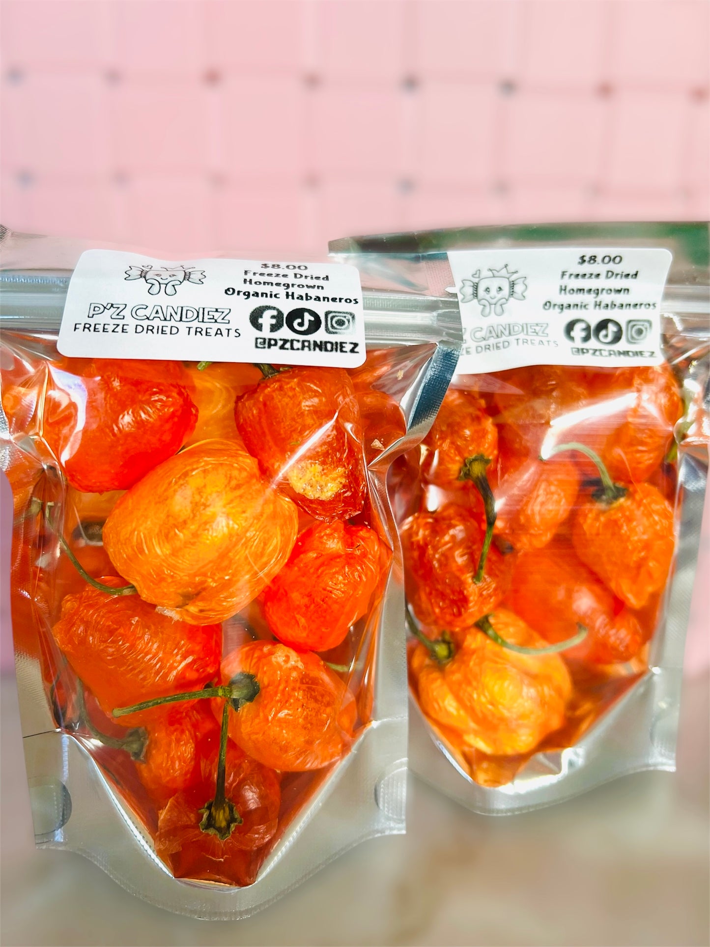 Freeze Dried Habaneros