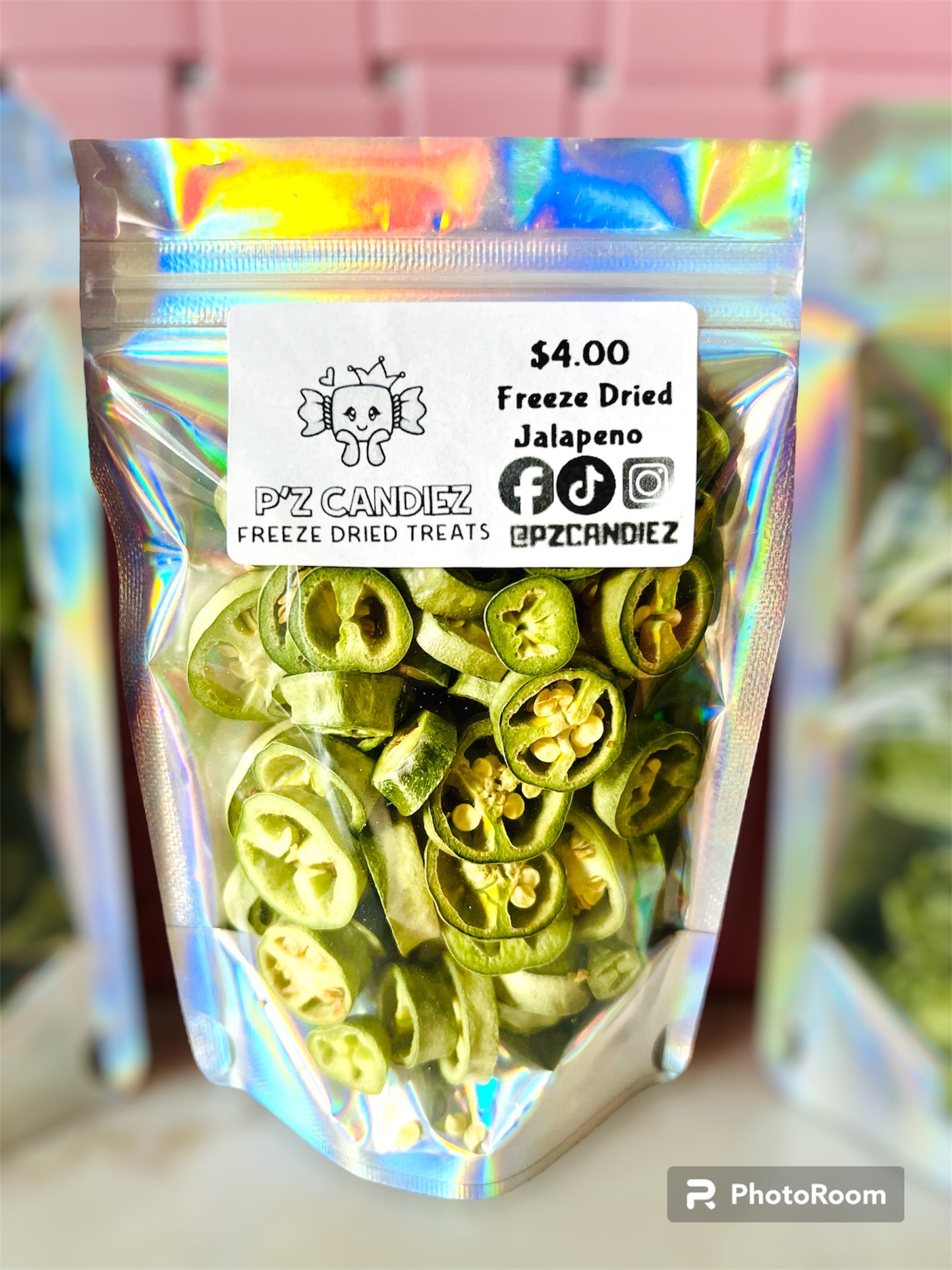 Freeze dried Jalapeños