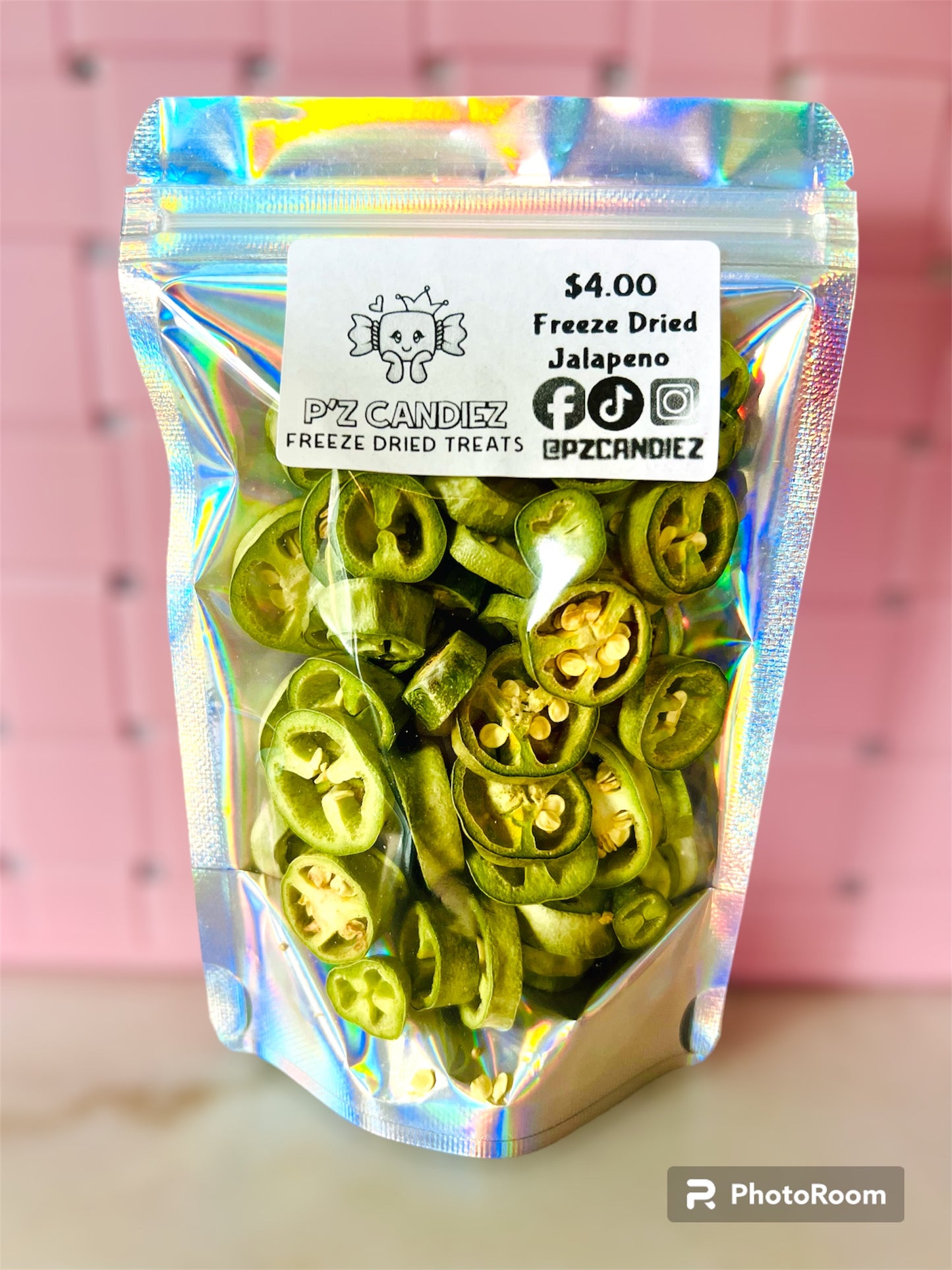Freeze dried Jalapeños