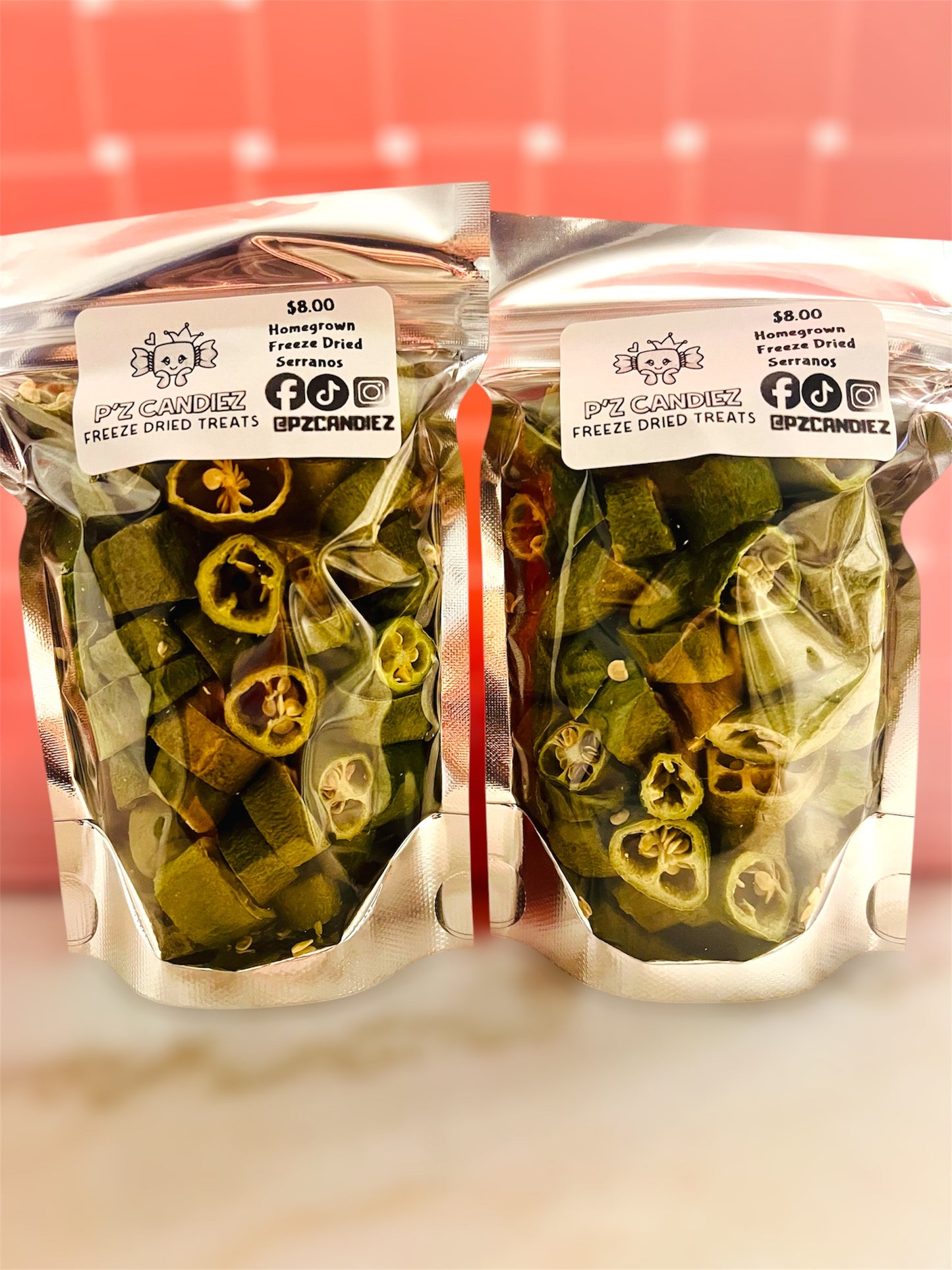 Freeze Dried Serranos