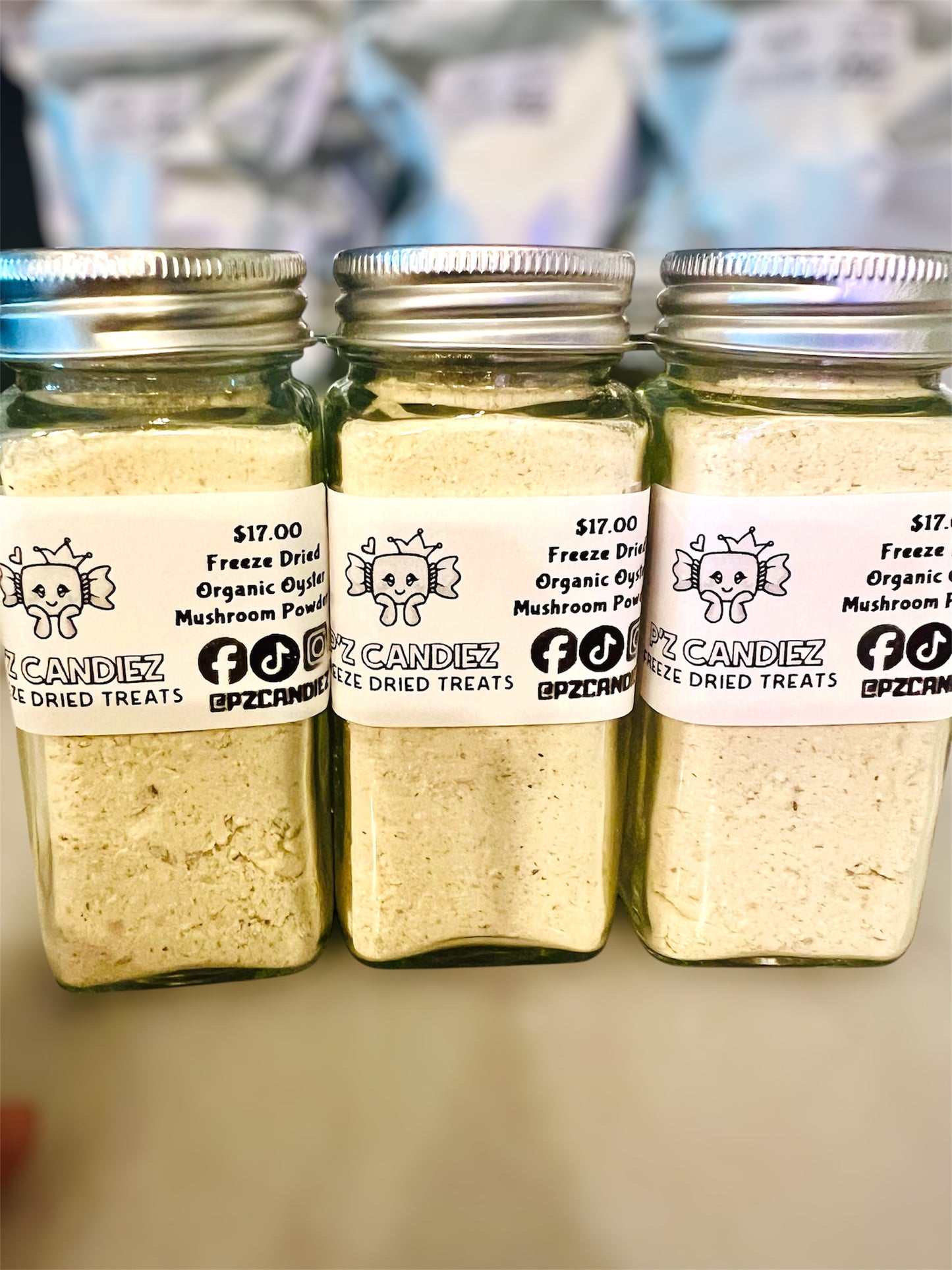 Freeze dried Organic Oyster Mushroom Powder