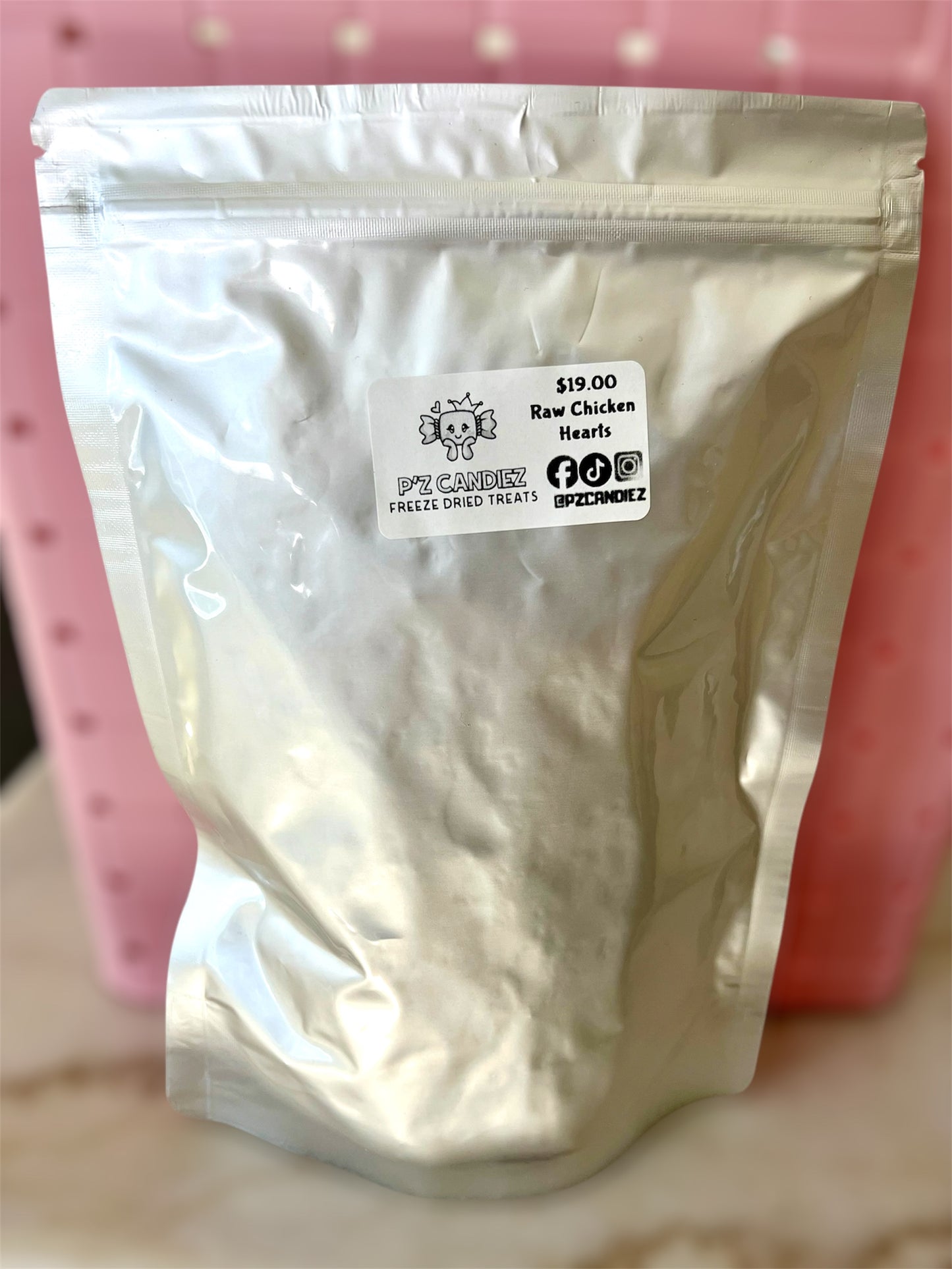 Freeze Dried Chicken Hearts