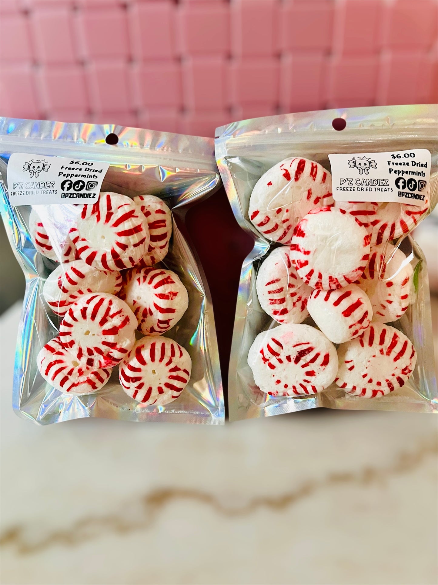 Freeze dried Peppermints