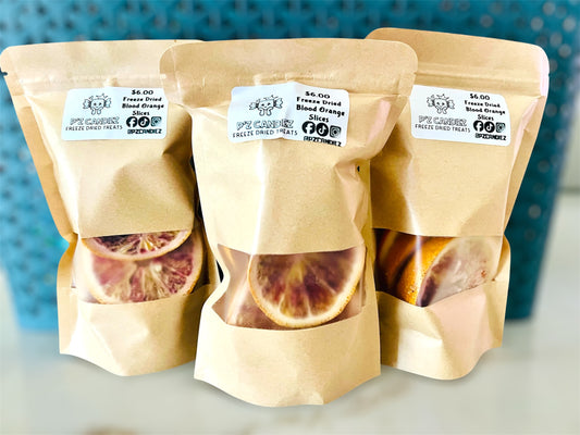 Freeze Dried Blood Orange Slices