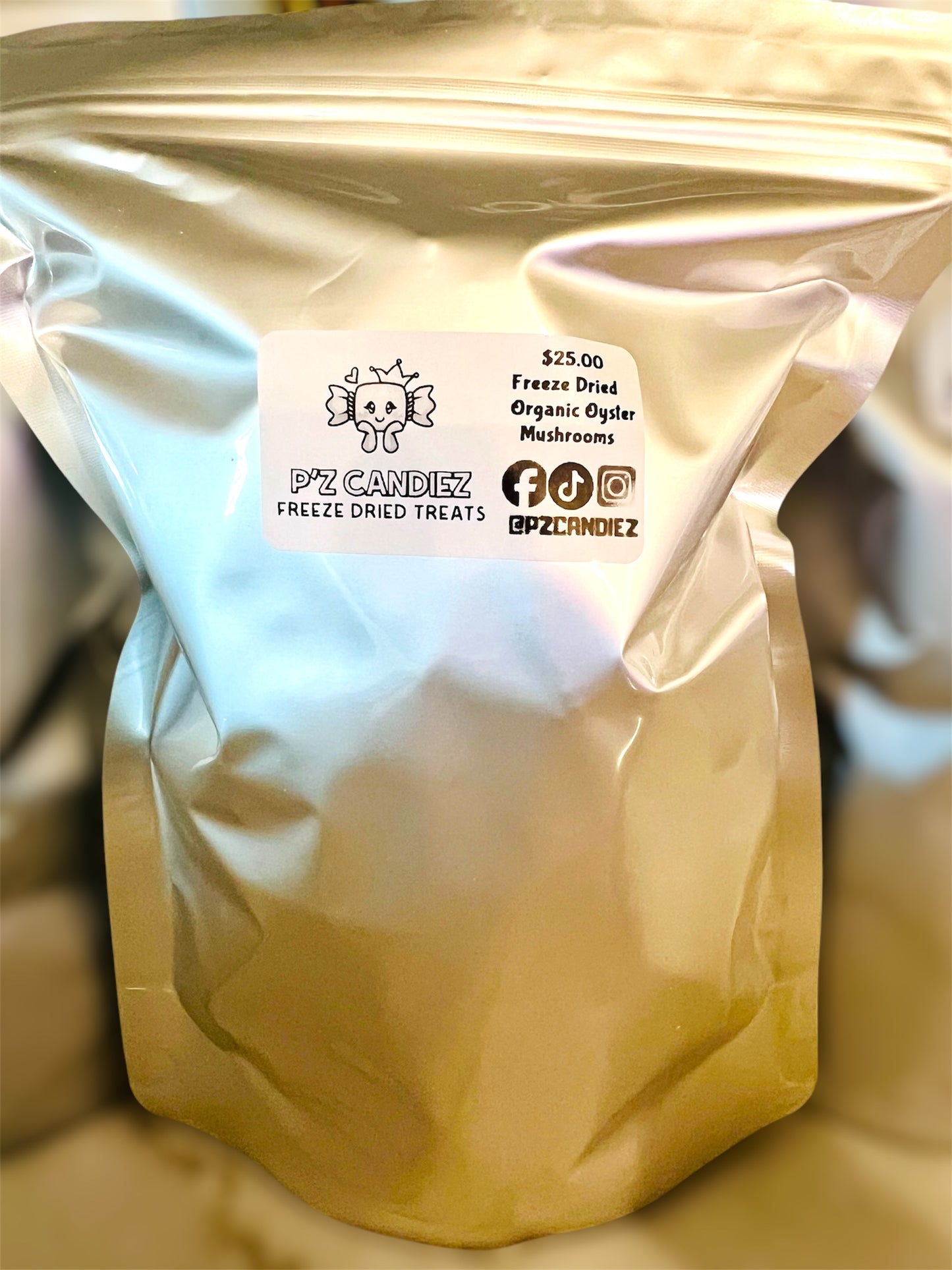 Organic Freeze dried Oyster Mushroom