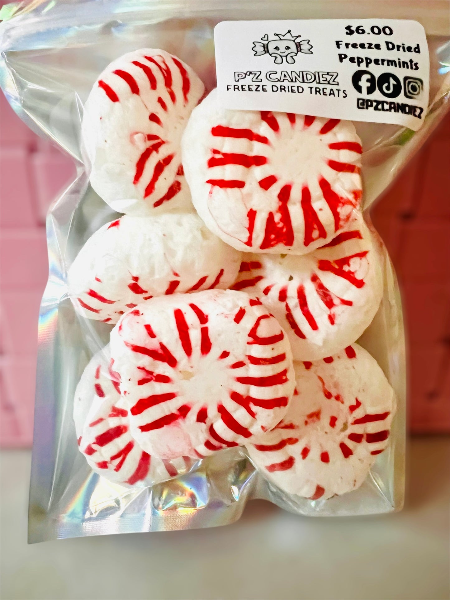 Freeze dried Peppermints