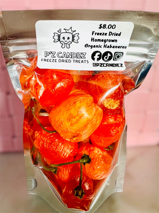 Freeze Dried Habaneros